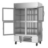 Beverage Air HBF49HC-1-HG 52" Two Section Reach In Freezer - (4) Glass Doors, 115v - Image 2