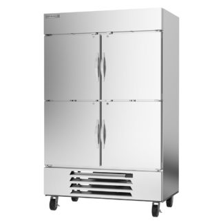 Beverage Air HBF49HC-1-HS 52" Two Section Reach In Freezer, (4) Solid Doors, 115v