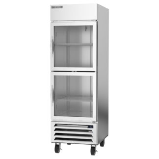 Beverage Air HBR23HC-1-HG 27 1/4" One Section Reach In Refrigerator, (2) Right Hinge Glass Doors, 115v