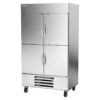Beverage Air HBR44HC-1-HS 47" Two Section Reach In Refrigerator, (4) Left/Right Hinge Solid Doors, 115v
