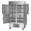 Beverage Air HBR44HC-1-HS 47" Two Section Reach In Refrigerator, (4) Left/Right Hinge Solid Doors, 115v - Image 2