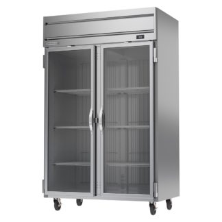 Beverage Air HF2HC-1G 52" Two Section Reach In Freezer - (2) Glass Doors, 115v