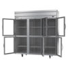 Beverage Air HF3HC-1HG 78" Three Section Reach In Freezer - (6) Glass Doors, 115v - Image 2