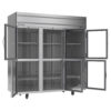 Beverage Air HF3HC-1HG 78" Three Section Reach In Freezer - (6) Glass Doors, 115v - Image 4