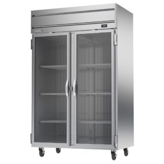 Beverage Air HFP2HC-1G 52" Two Section Reach In Freezer - (2) Glass Doors, 115v