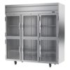 Beverage Air HFPS3HC-1HG 78" Three Section Reach In Freezer - (6) Glass Doors, 115v