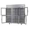 Beverage Air HFPS3HC-1HG 78" Three Section Reach In Freezer - (6) Glass Doors, 115v - Image 2