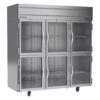 Beverage Air HFS3HC-1HG 78" Three Section Reach In Freezer - (6) Glass Doors, 115v - Image 3