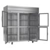 Beverage Air HFS3HC-1HG 78" Three Section Reach In Freezer - (6) Glass Doors, 115v - Image 4