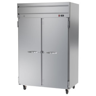 Beverage Air HR2HC-1S 52" Two Section Reach In Refrigerator, (2) Left/Right Hinge Solid Doors, 115v