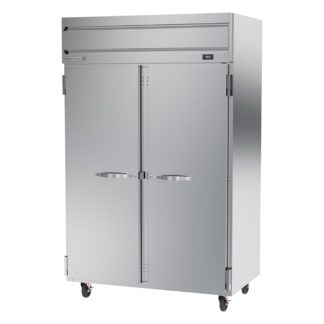 Beverage Air HRP2HC-1S 52" Two Section Reach In Refrigerator, (2) Left/Right Hinge Solid Doors, 115v