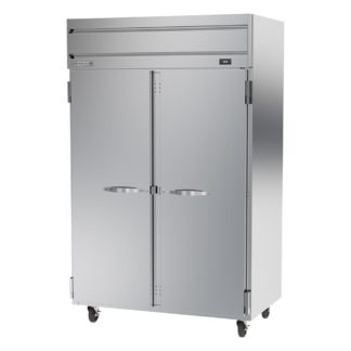 Beverage Air HRPS2HC-1S 52" Two Section Reach In Refrigerator, (2) Left/Right Hinge Solid Doors, 115v