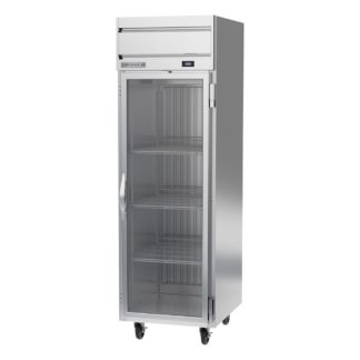 Beverage Air HRS1HC-1G 26" One Section Reach In Refrigerator, (1) Right Hinge Glass Door, 115v