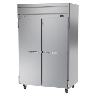 Beverage Air HRS2HC-1S 52" Two Section Reach In Refrigerator, (2) Left/Right Hinge Solid Doors, 115v