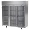 Beverage Air HRS3HC-1G 78" Three Section Reach In Refrigerator, (3) Left/Right Hinge Glass Doors, 115v
