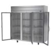 Beverage Air HRS3HC-1G 78" Three Section Reach In Refrigerator, (3) Left/Right Hinge Glass Doors, 115v - Image 2