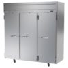 Beverage Air HRS3HC-1S 78" Three Section Reach In Refrigerator, (3) Left/Right Hinge Solid Doors, 115v