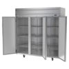 Beverage Air HRS3HC-1S 78" Three Section Reach In Refrigerator, (3) Left/Right Hinge Solid Doors, 115v - Image 2