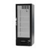 Beverage Air MMF12HC-1-B 24 1/8" One Section Display Freezer w/ Swing Door - Bottom Mount Compressor, Black, 115v