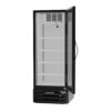 Beverage Air MMF12HC-1-B 24 1/8" One Section Display Freezer w/ Swing Door - Bottom Mount Compressor, Black, 115v - Image 2