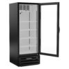 Beverage Air MMF12HC-1-B 24 1/8" One Section Display Freezer w/ Swing Door - Bottom Mount Compressor, Black, 115v - Image 4