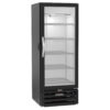 Beverage Air MMF12HC-1-B-IQ 24 1/8" One Section Display Freezer w/ Swing Door - Bottom Mount Compressor, Black, 115v - Image 3