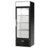 Beverage Air MMF19HC-1-B 27 1/4" One Section Display Freezer w/ Swing Door - Bottom Mount Compressor, Black, 115v
