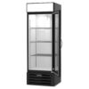 Beverage Air MMF19HC-1-B 27 1/4" One Section Display Freezer w/ Swing Door - Bottom Mount Compressor, Black, 115v - Image 2