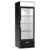 Beverage Air MMF19HC-1-B 27 1/4" One Section Display Freezer w/ Swing Door - Bottom Mount Compressor, Black, 115v - Image 3