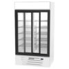 Beverage Air MMR38HC-1-W 43 1/2" Two Section Glass Door Merchandiser, (2) Sliding Doors, 115v - Image 2