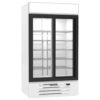 Beverage Air MMR38HC-1-W 43 1/2" Two Section Glass Door Merchandiser, (2) Sliding Doors, 115v - Image 3