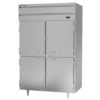 Beverage Air PR2HC-1AHS 52" Two Section Reach In Refrigerator, (4) Left/Right Hinge Solid Doors, 115v