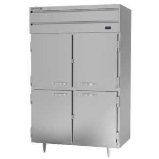 Beverage Air PR2HC-1AHS 52" Two Section Reach In Refrigerator, (4) Left/Right Hinge Solid Doors, 115v