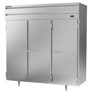 Beverage Air PR3HC-1AS 78" Three Section Reach In Refrigerator, (3) Left/Right Hinge Solid Doors, 115v