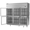 Beverage Air PR3HC-1BHG 78" Three Section Reach In Refrigerator, (6) Left/Right Hinge Glass Doors, 115v - Image 3