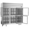 Beverage Air PR3HC-1BHG 78" Three Section Reach In Refrigerator, (6) Left/Right Hinge Glass Doors, 115v - Image 4