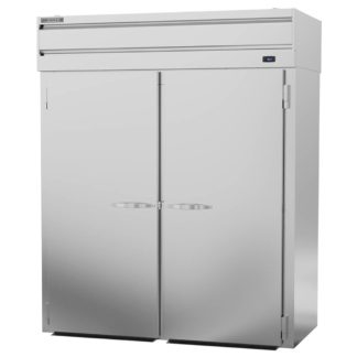 Beverage Air PRT2HC-1AS 66" Two Section Roll Thru Refrigerator, (4) Left/Right Hinge Solid Doors, 115v
