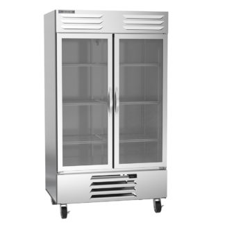 Beverage Air RB44HC-1G 47" Two Section Reach In Refrigerator, (2) Left/Right Hinge Glass Doors, 115v