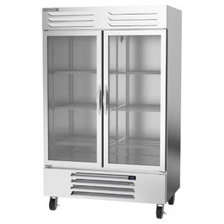 Beverage Air RB49HC-1G 52" Two Section Reach In Refrigerator, (2) Left/Right Hinge Glass Doors, 115v