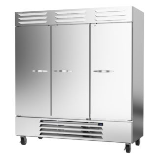 Beverage Air RB72HC-1S 75" Three Section Reach In Refrigerator, (3) Left/Right Hinge Solid Doors, 115v