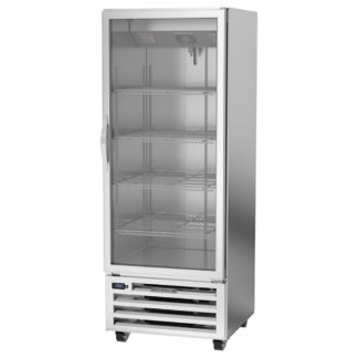 Beverage Air RI18HC-G 27 1/4" One Section Reach In Refrigerator, (1) Right Hinge Glass Door, 115v