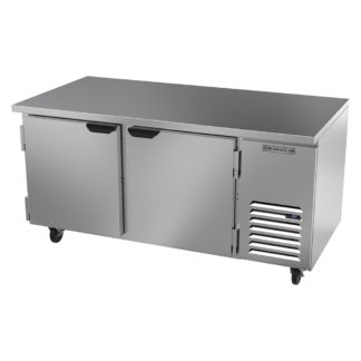 thumbnail image 2 of Adcraft 48" Stainless Steel Undercounter Refrigerator - Double Door Commercial Fridge 2 of 14