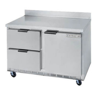 Beverage Air WTFD48AHC-2 48" W Work Top Freezer w/ (2) Section & (2) Drawers & (1) Door, 115v