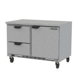 Beverage Air WTFD48AHC-2-FLT 48" W Work Top Freezer w/ (2) Section & (2) Drawers & (1) Door, 115v