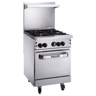 Vulcan 24S-4B 24" 4 Burner Gas Range w/ Standard Oven