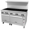 Vulcan 60SS-10B 60" 10 Burner Gas Range w/ (2) Standard Ovens