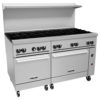 Vulcan 60SS-10B 60" 10 Burner Gas Range w/ (2) Standard Ovens - Image 3