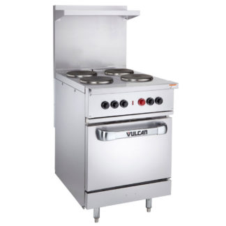 Vulcan EV24-S-4FP-480 24" 4 Sealed Element Electric Range, 480v/3ph