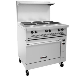 Vulcan EV36S-6FP-240 36" Electric Range with (6) Hotplates, 240v/3ph