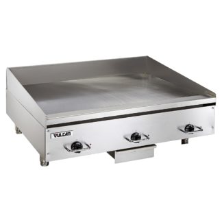Vulcan HEG36E 36" Electric Griddle w/ Thermostatic Controls - 1/2" Steel Plate